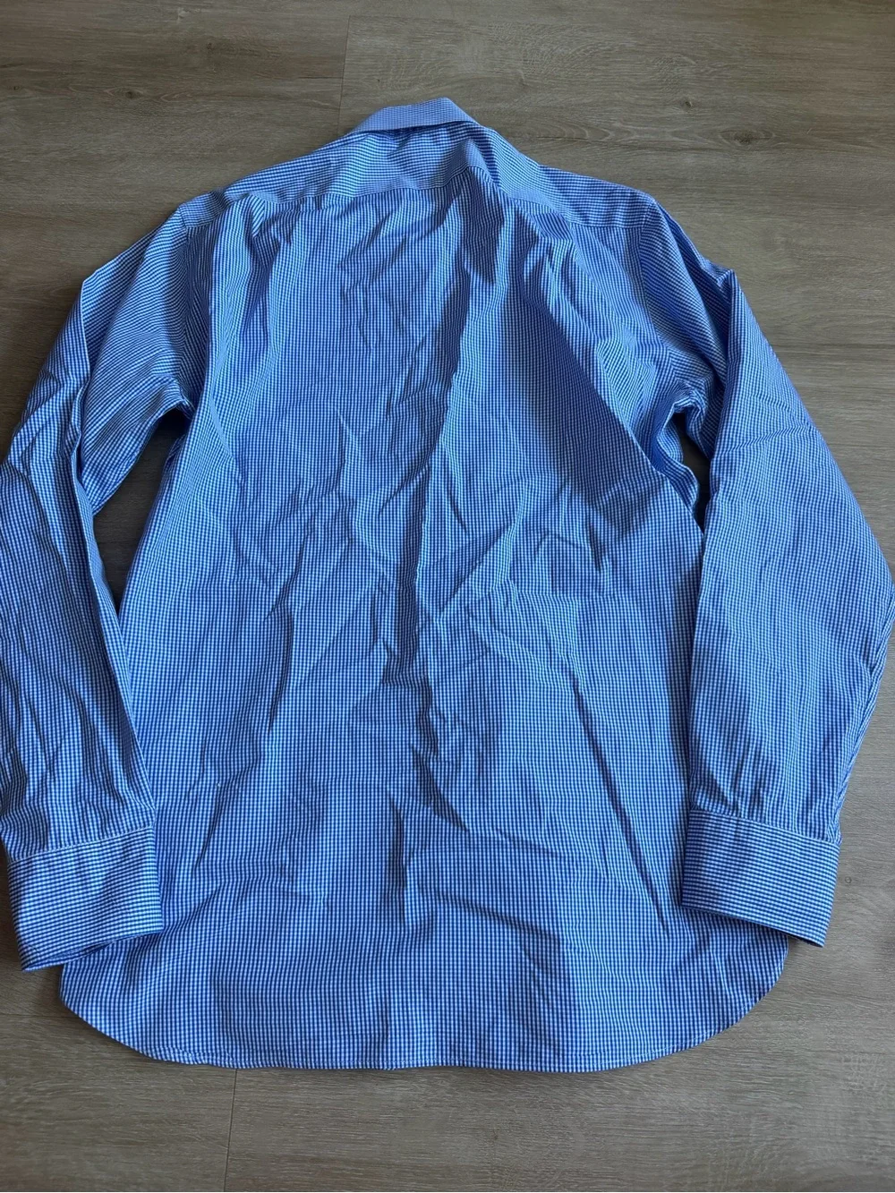 J.Crew Thompson Premium Shirting Button Down Shirt size M Gingham Blue White